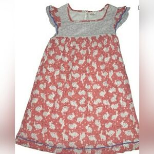 Mini Boden Coral Bunny Dress